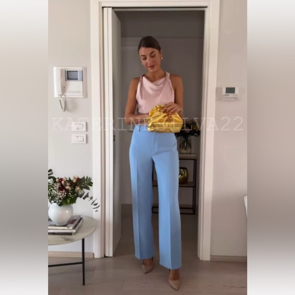 ZARA ZW COLLECTION STRAIGHT LEG PANTS - Picture 5 of 16